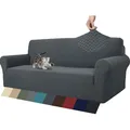 Sofabezug 3 Sitzer Stretch Jacquard rutschfest  Sofa Bezug