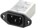 TRU COMPONENTS TC-10101440 Netzfilter mit Kaltgerätebuchse 250 V/AC 10A 0.3 mH (L x B x H) 58 x 50 x 22.8mm 1St.