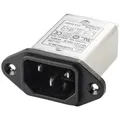 TRU COMPONENTS TC-10101440 Netzfilter mit Kaltgerätebuchse 250 V/AC 10 A 0.3 mH
