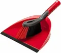 Kehrschaufel-Set VILEDA 2in1 ROT Handfeger Kehrgarnitur Kehrschaufel  Kehrset