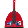 Vileda 2in1 Kehrset, Besen, rot