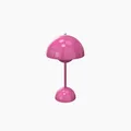 & Tradition Flowerpot Portable Tischleuchte VP9 Verner Panton Tangy Pink 3W LED