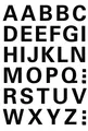 HERMA Buchstaben Sticker A-Z Folie schwarz 15 mm hoch 1 Blatt à 36 Sticker