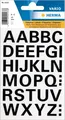 HERMA Buchstaben A-Z Sticker Aufkleber selbstklebend wetterfest schwarz 15m neu