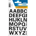 HERMA Klebebuchstaben 4163 Buchstaben A-Z, schwarz 15,0 x 15,0 mm, 36...