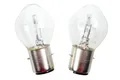 2x BILUX Lampe Glühbirne E-geprüft 12V 45/40W BA20D Motorrad Roller Quad Moped