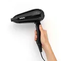 BaByliss 5344E Travel Dry 2000 Reisehaartrockner schwarz Föhn 2000 W