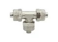 Riegler T-Verbinder, für Schlauch 12/10 mm, SW 17, Messing vernickelt (14.800-12)