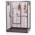Montana Cages  Vogelkäfig Melbourne I - Antik, Vogelkäfig - erweiterbare Voliere für Sittiche, Kanarienvögel & Finken