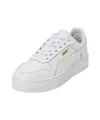 PUMA Damen Carina Street Sneaker, White White Gold, 37.5 EU