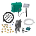 Esotec Solar Bewässerungssystem Garten mit Solarpumpe, 15 Ausgänge, Bewässerungscomputer, Tröpfchenbewässerung, Hochbeet Zubehör 101100
