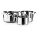 Eva Solo Eva Trio - Topfset aus Edelstahl 3-teilig 1.1 L 2.2 L 3.6 L (Kochtopf, Edelstahl) (94302411)