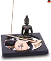 Zen Garten mit Buddha Figur - Japanischer Miniatur Garten - Feng Shui