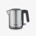SEVERIN WK 3489 Wasserkocher, 1 Liter, Edelstahl, silber/schwarz