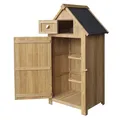 Gartenhaus Fichtenholz Bitumendach 770x540x1370mm Werkzeugschuppen Schuppen