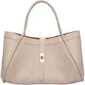 Luisa Vannini Beige Rindsledertasche