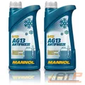 MANNOL 2x 1 L LITER ANTIFREEZE AG13 HIGHTECH KÜHLERFROSTSCHUTZMITTEL GRÜN