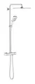 GROHE Rainshower Smartactive 310 - Duschsystem mit Thermostatarmatur (Sicherheitsperre bei 38°C, langlebig, Antikalk- System, Verbrühschutz), chrom, 26649000