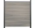 Zaun Hauptelement GroJa Rhombus Stecksystem ohne Pfosten 180 x 180 cm bi-color c