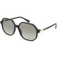 Swarovski SK6003 Damen-Sonnenbrille Vollrand Mehreckig Acetat-Gestell, schwarz