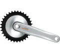 SHIMANO Kurbelgarnitur NEXUS FC-C6000170 mm38 Z.Silber117,5 mm (Kettenlinie 44 m