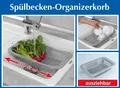 Spülbecken-Organizerkorb Maße (B x H x T): 30-39 x 7 x 18,5 cm
