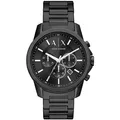 Herrenuhr ARMANI EXCHANGE BANKS AX1722 Chrono Edelstahl Schwarz