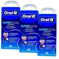 Oral-B SuperFloss Zahnseide 3x a 50 Stück KFO Zahnseide