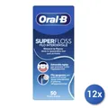 12er Set Oral-B Super Floss Interdentalseide Fäden & Bänder