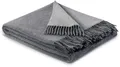 Biederlack Kaschmirplaid 'Uni' 150 x 200 cm Grau - Silber - 748522