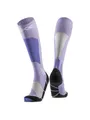 X-Socks Ski Discover Merino OTC – Merinowolle-Skisocken für Komfort & Wärme – O-Ring-Bandage für sicheren Halt & Unterstützung – Perfekt für Ski & Wintersport - Lavendel/Hellsand, 45-47