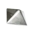 Pfostenkappe Aluminium 78x78mm Pyramide mit Dorn Kappe für Pfosten 7 x 7 cm