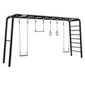 BERG PlayBase Extra Large Active Set | XL Outdoor Klettergerüst mit Schaukel & Fitnessstation | Modulares Garten-Aktivitätscenter