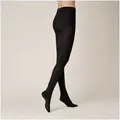 KUNERT Strumpfhose Liz 0 DEN (1 St) Feine, hochwertige Baumwoll-Strumpfhose / Strickstrumpfhose schwarz 40-42