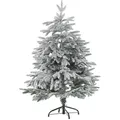 Beliani Weihnachtsbaum, Weiß, Kunststoff, 120 cm, Dekoration, Weihnachtsdekoration, Weihnachtsbäume & Zubehör