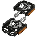 XLC System Fahrrad Pedal PD-S20 Einseitig Schwarz SPD-Kompatibel Mountainbike