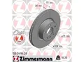 ZIMMERMANN Bremsscheibe 150349420 Vorderachse belüftet 328mm 28mm für BMW