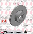 ZIMMERMANN 150.3494.20 Bremsscheibe für BMW