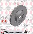 Bremsscheibe (pro Einheit) ZIMMERMANN 150.3494.20