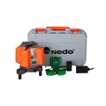 NEDO X-Liner 6 green Multilinien-Laser zum Nivellieren, selbstnivellierend