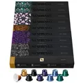 NESPRESSO ORIGINAL Espresso & Lungo Auswahl 100 Kaffeekapseln | Arabica & Robusta Kaffee | Helle bis dunkle Röstung