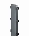 Alberts Zaun Alberts 646233 Zaungabionen Step², zum Einbetonieren, anthrazit, Matte, Alberts Zaunpfosten für Gabionen Step² zum Aufschrauben anthrazit 120x