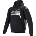 Alpinestars Chrome Igniton Hoodie Herren (schwarz/Neongelb), 4XL