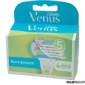 Gillette Venus Extra Smooth 4er Pack Ersatzklingen mit Avocado Oil Damen