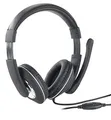 auvisio Kopfhörer Mikro: Gaming-Headset GHS-100 für PC, mit Klapp-Mikrofon, 2X 3,5-mm-Klinke (Kopfhörer Mikrofon, Headset mit Mikro, kabelgebunden)