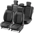 VEVOR-Sitzbezüge, universelle Autositzbezüge, komplettes Sitzset, Vorder- und Rücksitz, 9-teiliger Kunstleder-Sitzbezug, halbgeschlossenes Design, abnehmbare Kopfstütze und Airbag-kompatibel