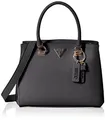 Guess Women Noelle Girlfriend Satchel Bag, Schwarz