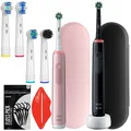 NEU Oral B Elektrische Zahnbürste Pro 3 3900 Schwarz Rosa Set mit Etui