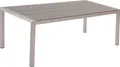 BELIANI Gartentisch Grau Aluminium für 6 Personen 180 x 90 cm Modern Design