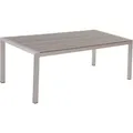 Beliani - Gartentisch Grau Aluminium Für 6 Personen 180 X 90 Cm Modern Design